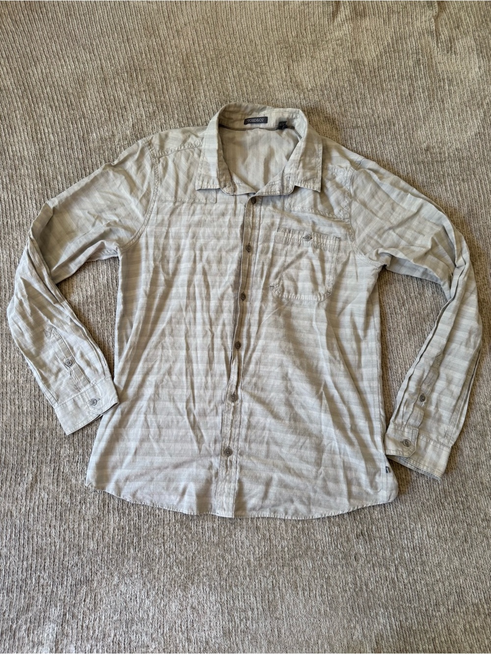 Toad&Co Women’s Organic Cotton Plaid Button Down Shirt Size M